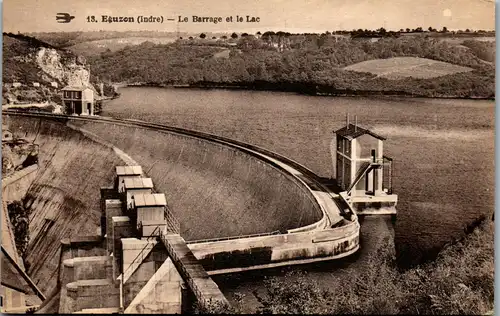 33288 - Frankreich - Eguzon , Indre , Le Barrage et le Lac - nicht gelaufen