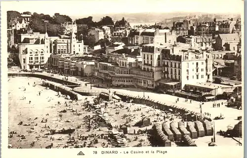 33306 - Frankreich - Dinard , Le Casino et la Plage - nicht gelaufen