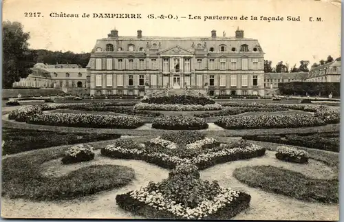 33307 - Frankreich - Dampierre , Chateau , Les parterres de la facade Sud - gelaufen