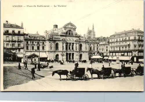 33323 - Frankreich - Angers , Place du Ralliement , Le Theatre - nicht gelaufen