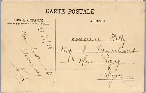 33339 - Frankreich - Chamonix , Chaine des Aiguilles , Charmoz , Blaitiere , Plan , Midi - gelaufen 1906