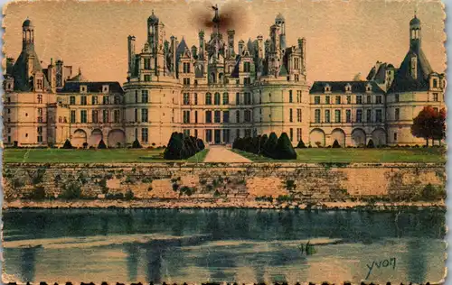 33340 - Frankreich - Chambord , Chateau de la Loire , Facade Nord - nicht gelaufen