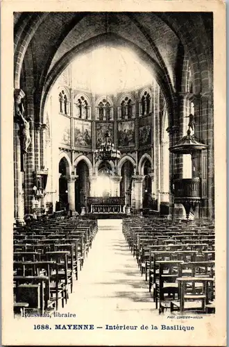 33356 - Frankreich - Mayenne , Interieur de la Basilique - gelaufen