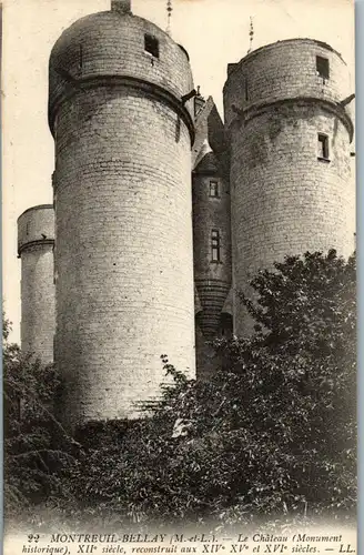 33360 - Frankreich - Montreuil Bellay , Le Chateau - nicht gelaufen