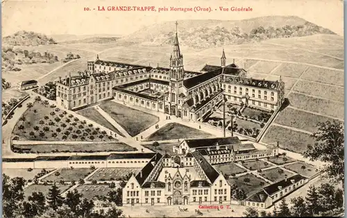 33363 - Frankreich - La Grande Trappe pres Mortagne , Orne , Vue generale - nicht gelaufen