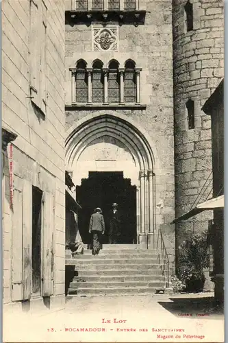 33369 - Frankreich - Rocamadour , Entree des Sanctuaires - nicht gelaufen