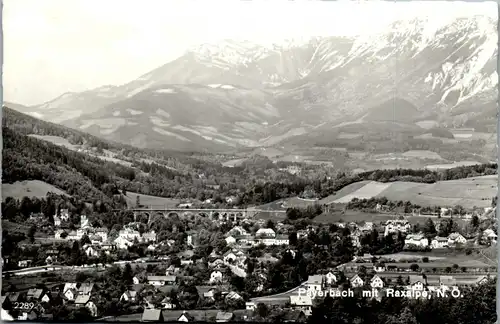 33373 - Niederösterreich - Payerbach mit Raxalpe - gelaufen 1966