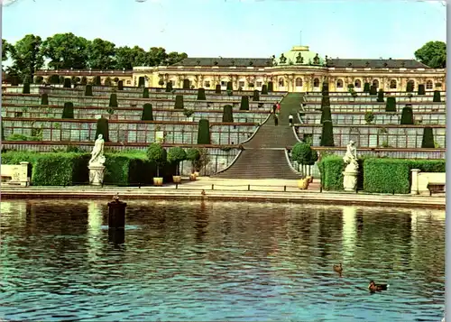 33379 - Deutschland - Potsdam , Potsdamer Schloß Sanssouci - gelaufen 1973