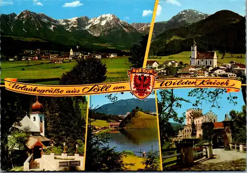 33380 - Tirol - Söll am Wilden Kaiser , Hohe Salve , Stampanger , Schloss Itter - gelaufen