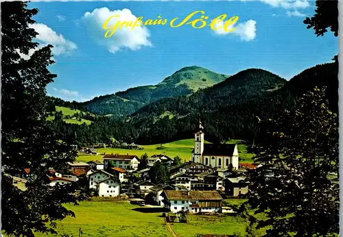 33381 - Tirol - Söll , Panorama - gelaufen