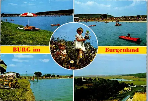 33388 - Burgenland - Burg , Mehrbildkarte - gelaufen 1978