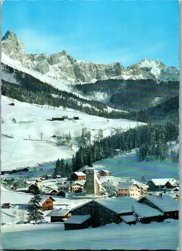 33395 - Salzburg - Filzmoos mit Dachstein , Panorama - gelaufen 1966