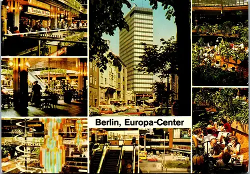 33413 - Deutschland - Berlin , Europa Center , Mehrbildkarte - gelaufen 1984