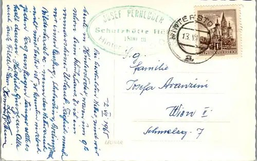 33416 - Oberösterreich - Hinterstoder , Ausblick vom Hutterer Höss - gelaufen 1965
