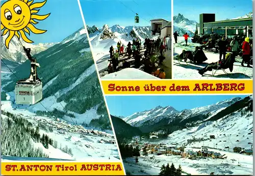 33422 - Tirol - St. Anton , Arlberg , Mehrbildkarte - gelaufen