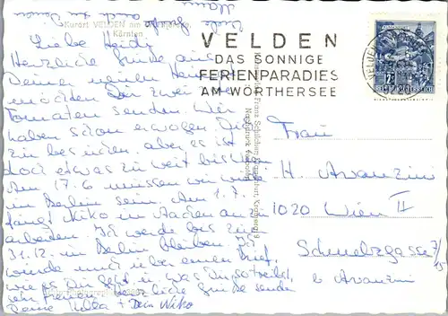 33436 - Kärnten - Velden am Wörthersee - gelaufen 1969