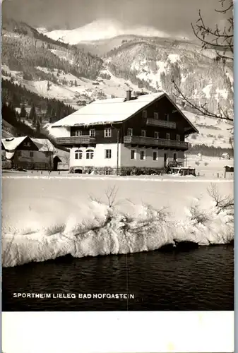 33441 - Salzburg - Bad Hofgastein , Sportheim Lieleg - gelaufen 1956