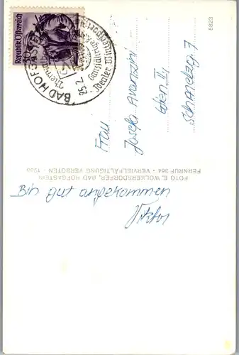 33441 - Salzburg - Bad Hofgastein , Sportheim Lieleg - gelaufen 1956