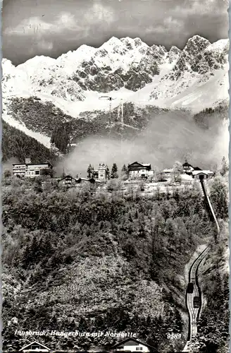 33447 - Tirol - Innsbruck , Hungerburg mit Nordkette - gelaufen 1962