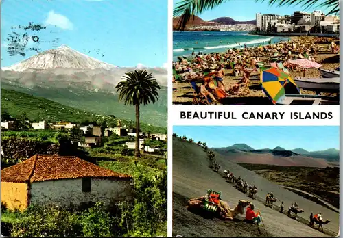 33462 - Spanien - Islas Canarias , Tenerife , Las Palmas , Lanzarote - gelaufen