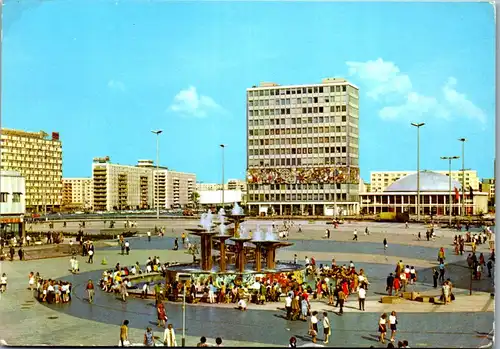 33466 - Deutschland - Berlin , Hauptstadt der DDR , Alexanderplatz - gelaufen 1983