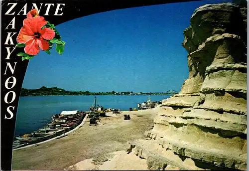 33477 - Griechenland - Zakynthos , Beach of Laganas , Strand , Plage - gelaufen 1984