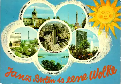 33494 - Deutschland - Berlin , Mehrbildkarte - gelaufen 1981