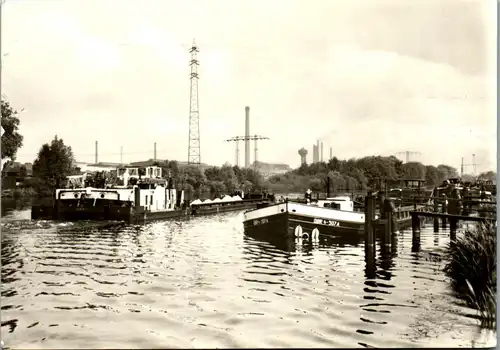 33536 - Deutschland - Hennigsdorf , Kr. Oranienburg , Hafen an der Havel - gelaufen 1979