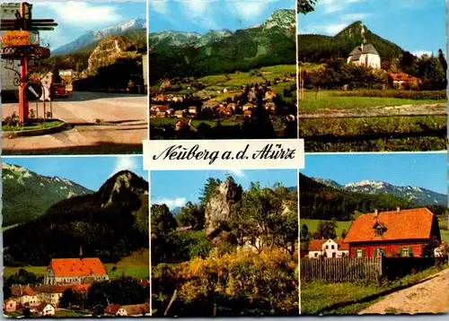 33551 - Steiermark - Neuberg an der Mürz , Mehrbildkarte - gelaufen 1976