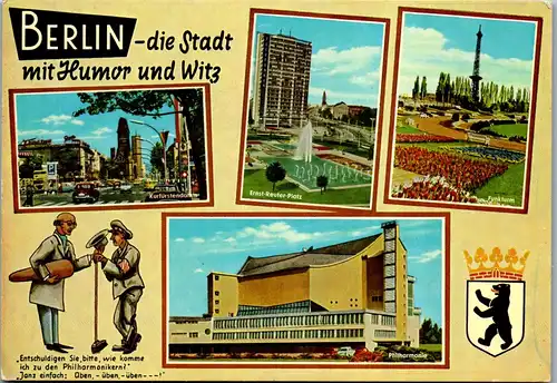 33555 - Deutschland - Berlin , Mehrbildkarte - gelaufen 1982