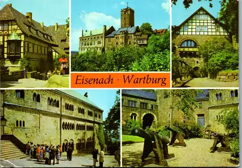 33557 - Deutschland - Eisenach , Wartburg , Mehrbildkarte - gelaufen