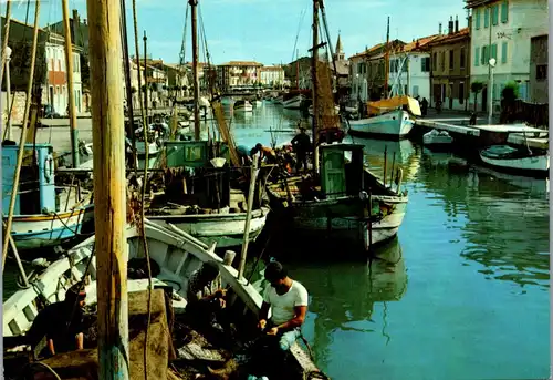 33558 - Italien - Caratteristiche barche da pesca della Riviera Adriatica , Fischer - gelaufen 1983