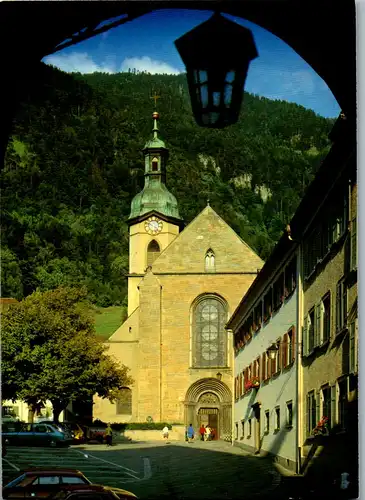 33559 - Schweiz - Chur , Hofplatz und Kathedrale - gelaufen 1978