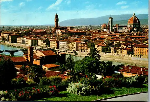 33560 - Italien - Firenze , Panorama - gelaufen 1978