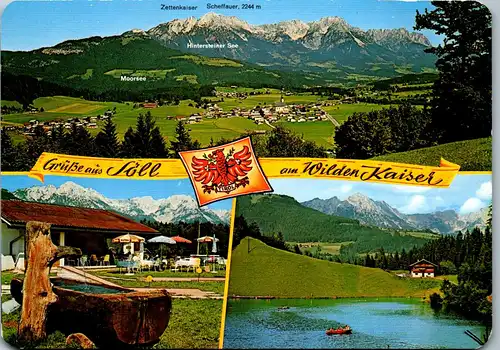 33567 - Tirol - Söll am Wilden Kaiser , Zettenkaiser Scheffauer , Moorsee - gelaufen 1982