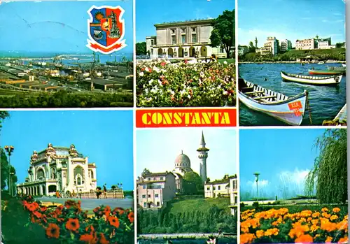 33571 - Rumänien - Constanta , Mehrbildkarte - gelaufen