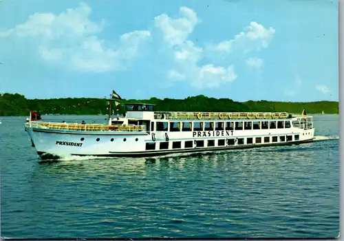 33573 - Deutschland - Berlin , Reederei Bruno Winkler , MS Präsident - gelaufen 1981