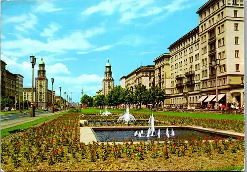 33577 - Deutschland - Berlin , Hauptstadt der DDR , Frankfurter Allee - gelaufen 1980