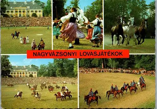33579 - Ungarn - Reiterspiele von Nagyvazsony - gelaufen 1981