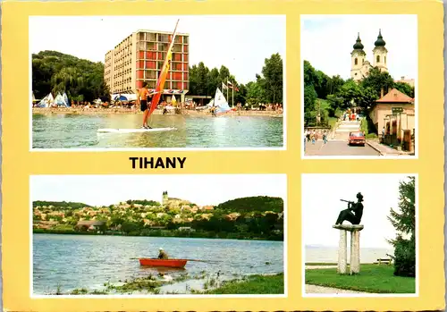 33600 - Ungarn - Tihany , Mehrbildkarte - gelaufen 1982
