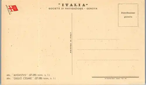 33607 - Italien - Augustus , Giulio Cesare - nicht gelaufen