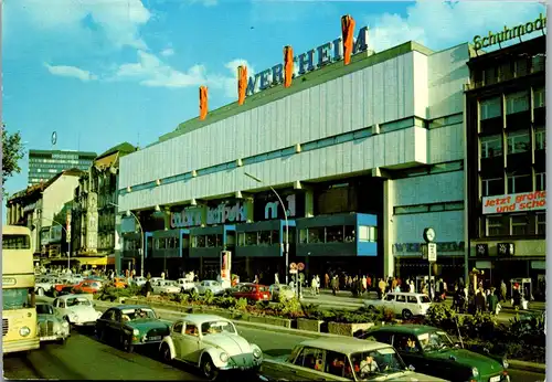 33614 - Deutschland - Berlin , Kurfürstendamm , Auto VW Käfer , Wertheim - gelaufen 1976