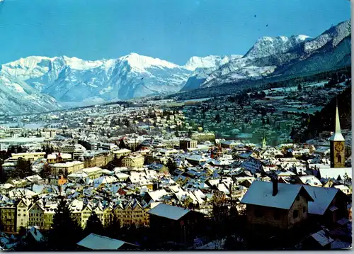 33627 - Schweiz - Chur gegen das Rheintal , Winterlandschaft - gelaufen 1974