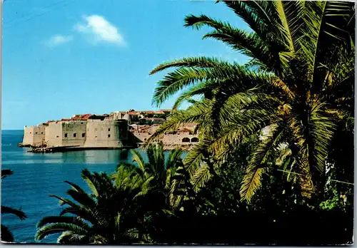33631 - Kroatien - Dubrovnik , Panorama - gelaufen 1965