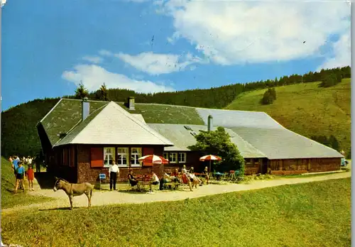 33637 - Deutschland - Untermünstertal , Almgaststätte Kälbelescheuer , Inh. Hermann Riesterer - gelaufen 1974