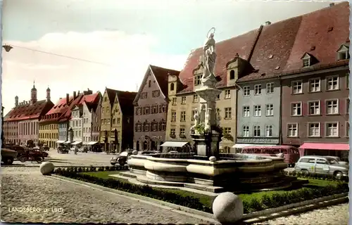 33640 - Deutschland - Landsberg am Lech , Stadtansicht - gelaufen 1965