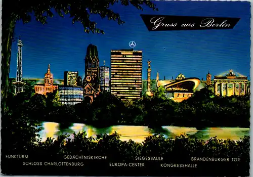 33662 - Deutschland - Berlin , Gruss aus - gelaufen 1971