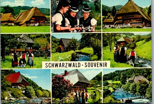 33664 - Deutschland - Schwarzwald , Mehrbildkarte  - gelaufen 1974