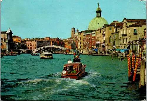 33692 - Italien - Venedig , Venezia , Canal Grande - gelaufen 1970