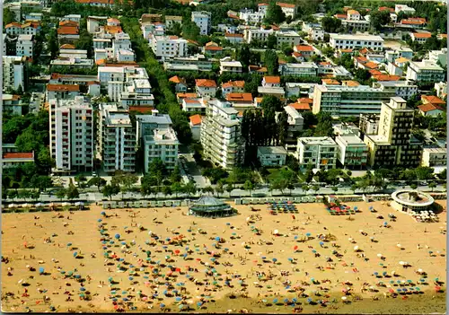 33699 - Italien - Lignano Sabbiadoro , Spiaggia , Strand - gelaufen 1972